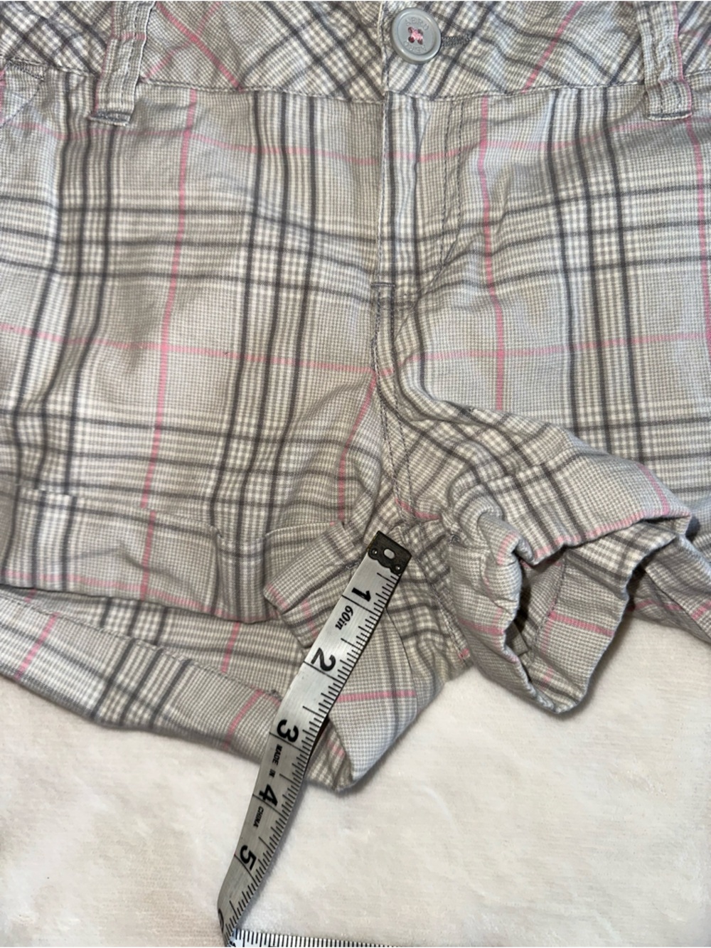 Aeropostale Vintage Y2K Plaid Low Rise Shorts - Picture 7 of 7